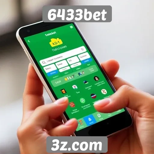 Funcionalidades do aplicativo mobile da 6433bet